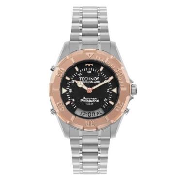 Imagem de Relógio Technos Masculino Skydiver Bicolor - T20557s/4p T20557s/4p