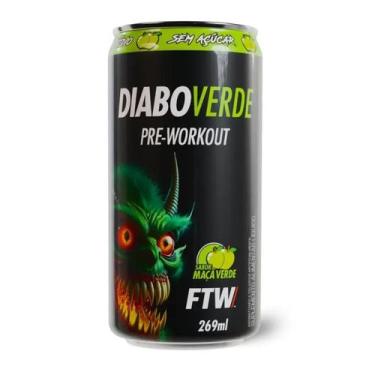 Imagem de Diabo Verde Pré-Workout (269ml) - Sabor: Maçã Verde - FTW Sports Nutri