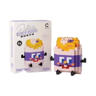 Imagem de Blocos De Montar Mini Brinquedo De Quebra-Cabeça De Alimentos: Abacate