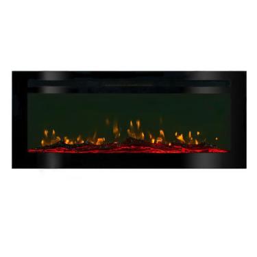 Imagem de Lareira Elétrica Wgrif Opala 42" De Embutir 220V 1800W Preta