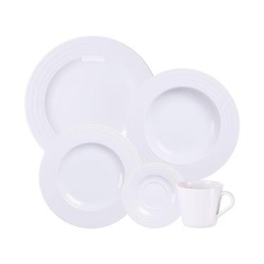 Imagem de Aparelho de Jantar 20 Peças Tramontina Vibrare em Porcelana Decorada