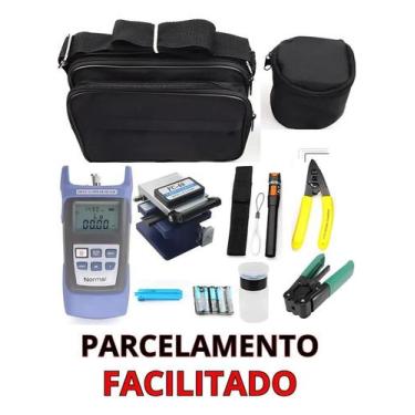 Imagem de Kit Ferramentas Fibra Óptica Ftth Completo Profissional Pret - Congrat