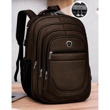 Imagem de Mochila Escolar Grande Executiva Espaço Para Notebook Anti Furto Trava Com Senha-Unissex