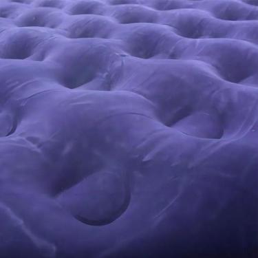 Imagem de Colchão Inflável Casal Atrio com PVC Aveludado Azul 191x137x