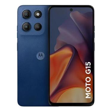 Imagem de Smartphone Motorola Moto G15 512GB Azul 4GB RAM Dual SIM Tela 6.72