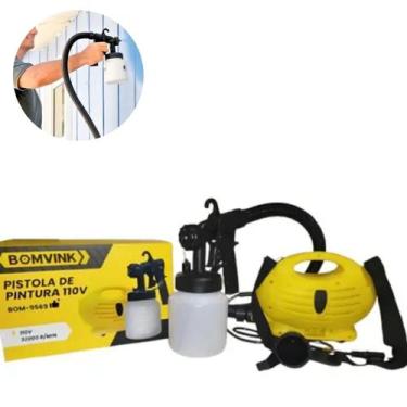 Imagem de Pistola De Pintura Eletrica 800ml Resultado Profissional - GBGSTORE, 1