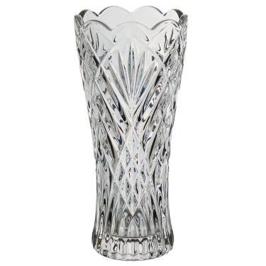 Imagem de VASO DECORATIVO ENFEITE PLANTA FLOREIRO VIDRO 24x11x11cm TRANSPARENTE