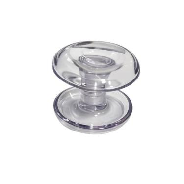 Imagem de Puxador Resina para Porta de Vidro Concha 110mm Incolor - RSR