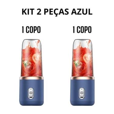 Imagem de Espremedor Elétrico Mini Liquidificador Portátil Suco Alimento Mistura