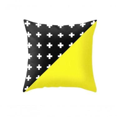 Imagem de Almofada Amarelo E Preto - SHOPPINGNET