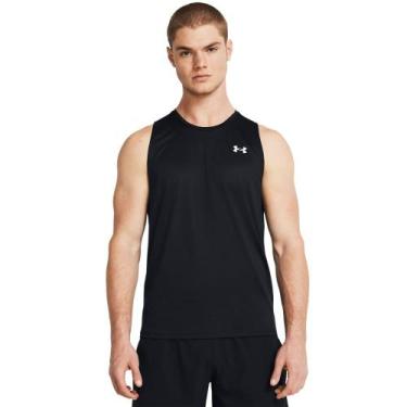 Imagem de Regata de Treino Under Armour Tech Tank Masculina, Preto, P