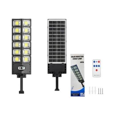 Imagem de Holofotes LED Solares De 8000W Para Exterior Com Sensor De Movimento E