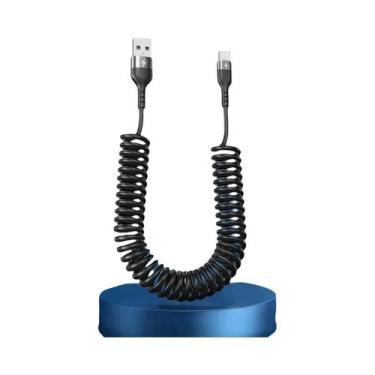 Imagem de Cabo Telescópico De Carregamento Rápido 66W Para iPhone 15 14 Samsung 