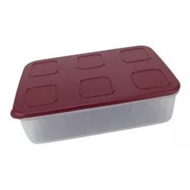 Imagem de Tupperware Tupperfresh Retangular 2,5 Litros Marsala