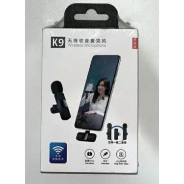 Imagem de Microfone Duplo De Lapela Sem Fio Lightning Cor Preto tipo C e iOS - K