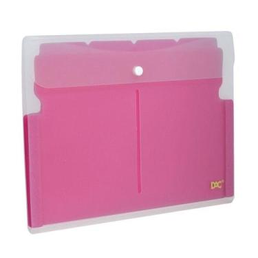 Imagem de Pasta Sanfonada Plástica A4 05 Divisórias DAC Soft Rosa