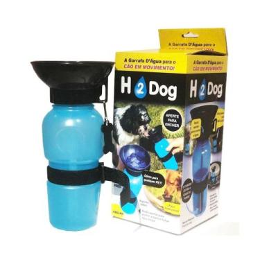 Imagem de Bebedor portátil para passeio Azul H2 Dog
