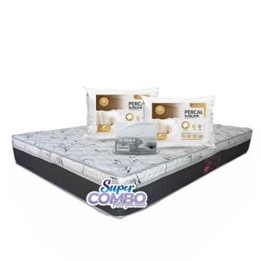 Imagem de Colchão Castor Class One Face Queen Size 158x198x25cm - Super Combo Fe