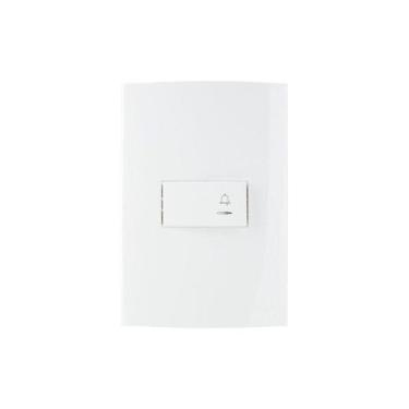 Imagem de Interruptor Pulsador Para Campainha Com Luz Margirius Sleek 10a Com Pl