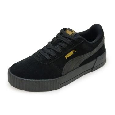 Imagem de Tênis Puma Carina BDP Black Gold, 34, Preto