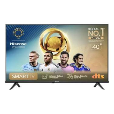 Imagem de Smart TV FHD 40 Polegadas Hisense 40A4N com DTS Virtual X Game e Sport