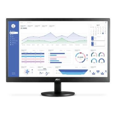 Imagem de Monitor AOC LED 18.5'' HD 60Hz 5ms VGA HDMI Preto E970SWHNL.