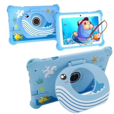 Imagem de Tablet Infantil 64GB Android 13  4GB RAM Quadcore, Câmera 4MP, WiFi, Y