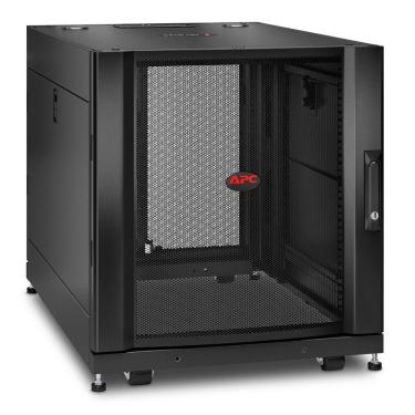 Imagem de Rack Enclosure 19 Netshelter SX 12U AR3003 Preto com 12U e Carga Permanente 272,16kg APC