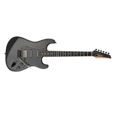 Imagem de Guitarra seizi fun katana musashi hss all black sparkle c/ bag