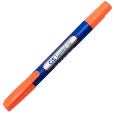 Imagem de Caneta Marca Texto Cis Lumini Gel Laranja