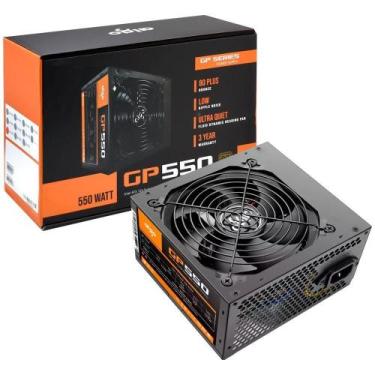 Imagem de Fonte ATX GP550 550W com Certificação 80 Plus Bronze Preto Aigo