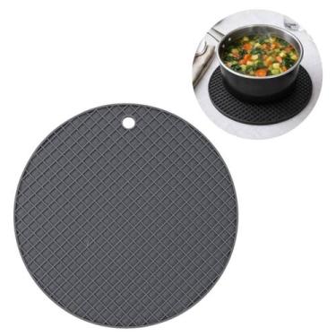 Imagem de Descanso Panela Apoio Suporte ProtetorTérmico Silicone 20cm - Baker's 