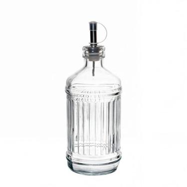 Imagem de Galheteiro 500ml Porta Azeite Vinagre Pimenta Porta Tempero Vidro Tamp