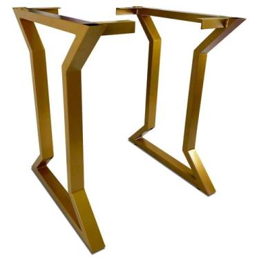 Imagem de Base Mesa Bold Industrial Para Tampos Até 1,80m X 0,90m - Genus Móveis