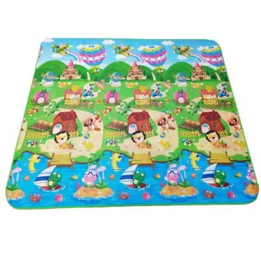 Imagem de Tapete Infantil de Atividades Dobrável Térmico 180cmx117cm com Bolsa para Transporte Yeet