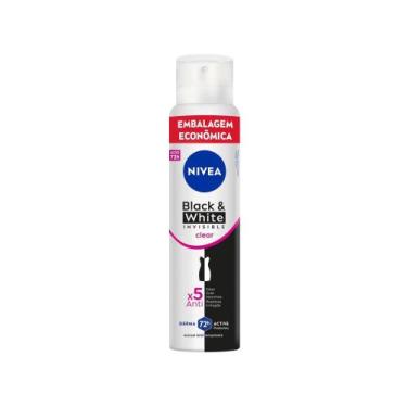 Imagem de Desodorante Antitranspirante Aerossol Nivea - Invisible Black & White 