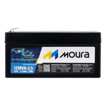 Imagem de 4 Bateria Moura 12v 3.5ah 12v 3,3 Mini Nobreak E Ups
