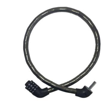 Imagem de Cabo de aço reforçado tranca com senha moto bicicleta 18x1000mm - BOMV