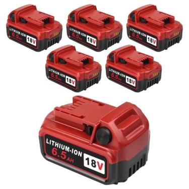 Imagem de Bateria TeenPower 18V 6500mAh Kit com 6 Unidades Substitutas