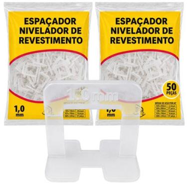 Imagem de 100 Niveladores Espaçadores De Porcelanato Piso Fácil Destaque Acabame