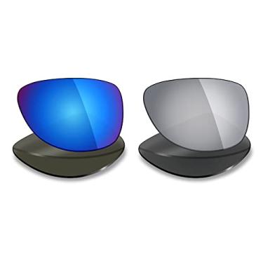 Imagem de 2 pares de lentes polarizadas de substituição da Mryok para óculos de sol Oakley Felon – Opções