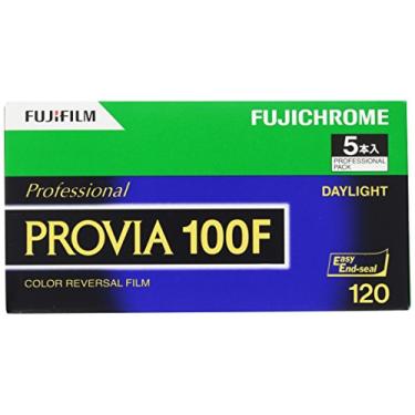 Imagem de FUJIFILM Fujichrome Provia 100F Professional RDP-III Filme Colorido Transparência (120 rolos, 5 unidades)