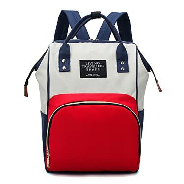 Imagem de Mochila Maternidade Multifuncional Moderna E Térmica Cor:Branco