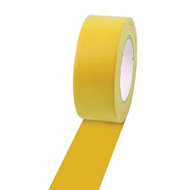 Imagem de Champion Sports Fita de vinil para marcação de piso - Várias cores e comprimentos, 5 cm x 33 m (2” x 36 jardas), Amarelo, 2" x 36yd
