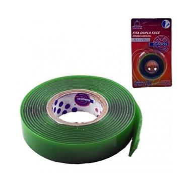 Imagem de Fita Dupla Face 12mm x 1,5m Massa Acrílica Eurocel