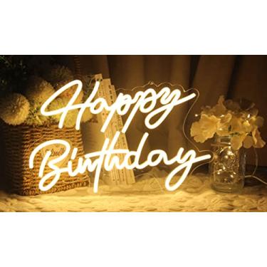 Imagem de Sinal de néon LED luz noturna para decoração de festa de parede quarto quarto bar casamento casa aniversário arte decoração Natal com corrente USB modulador de luz 5v 41,9 cm x 23,1 cm