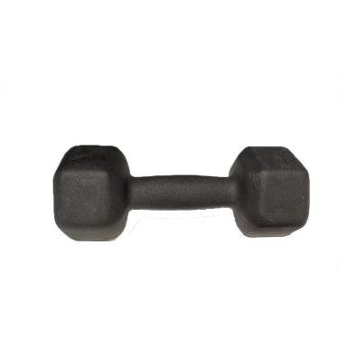 Imagem de Par De Halter Dumbell Sextavado Revestido 3 Kg Preto