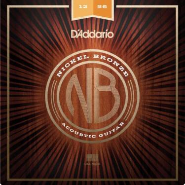 Imagem de Encordoamento para Violão Aço D`Addario NB1256 012 Nickel Bronze