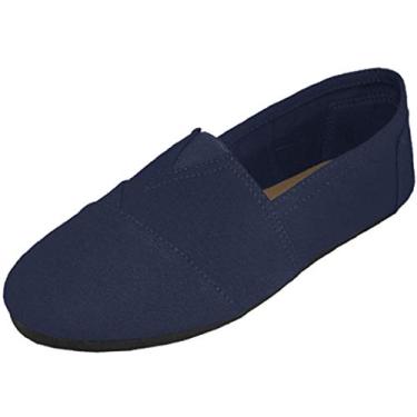 Imagem de Easy USA S308M lona sem cadarço masculina, Navy 360m, 13