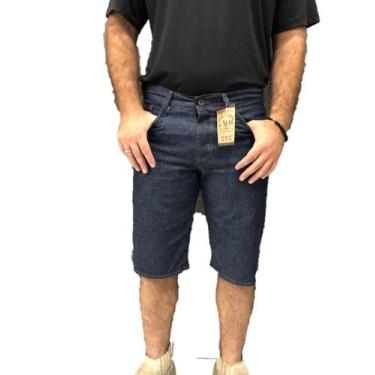 Imagem de Bermuda Tradicional Jeans Masculina 100% Algodão - Cia Mm